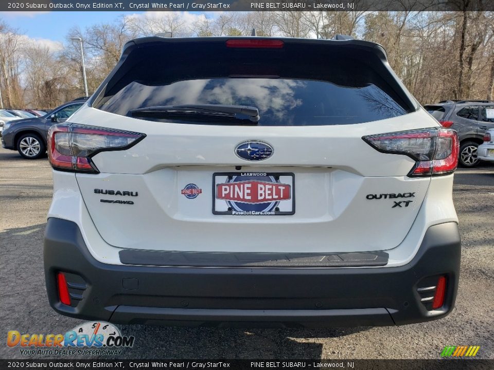 2020 Subaru Outback Onyx Edition XT Crystal White Pearl / Gray StarTex Photo #5
