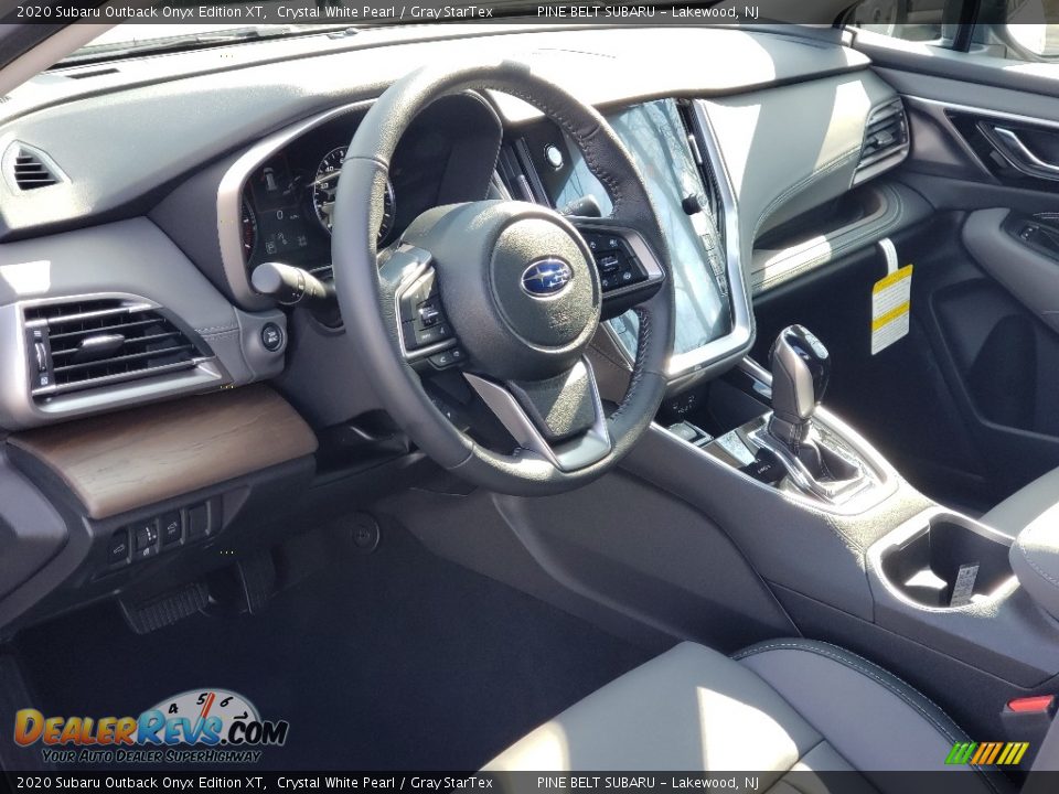 2020 Subaru Outback Onyx Edition XT Crystal White Pearl / Gray StarTex Photo #8