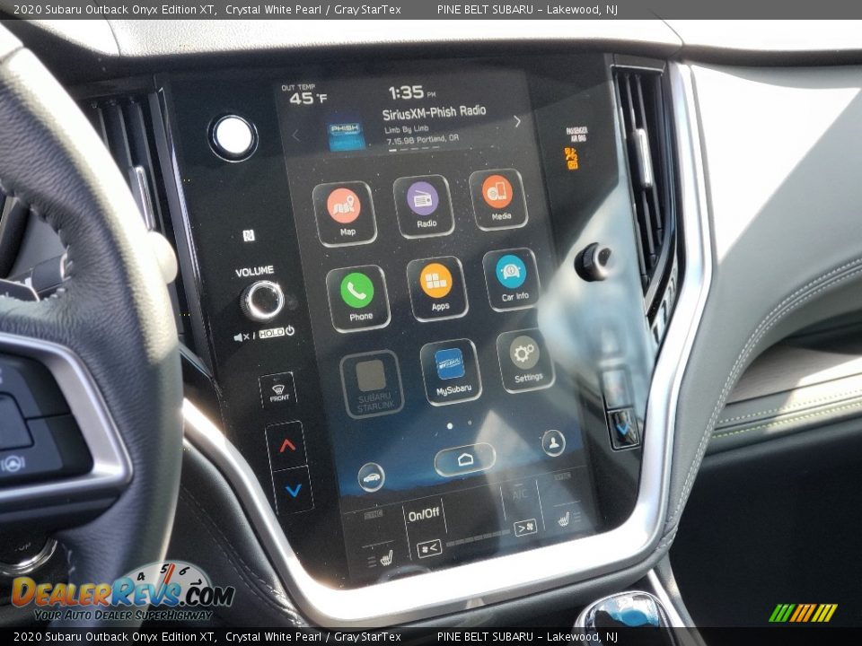 2020 Subaru Outback Onyx Edition XT Crystal White Pearl / Gray StarTex Photo #10