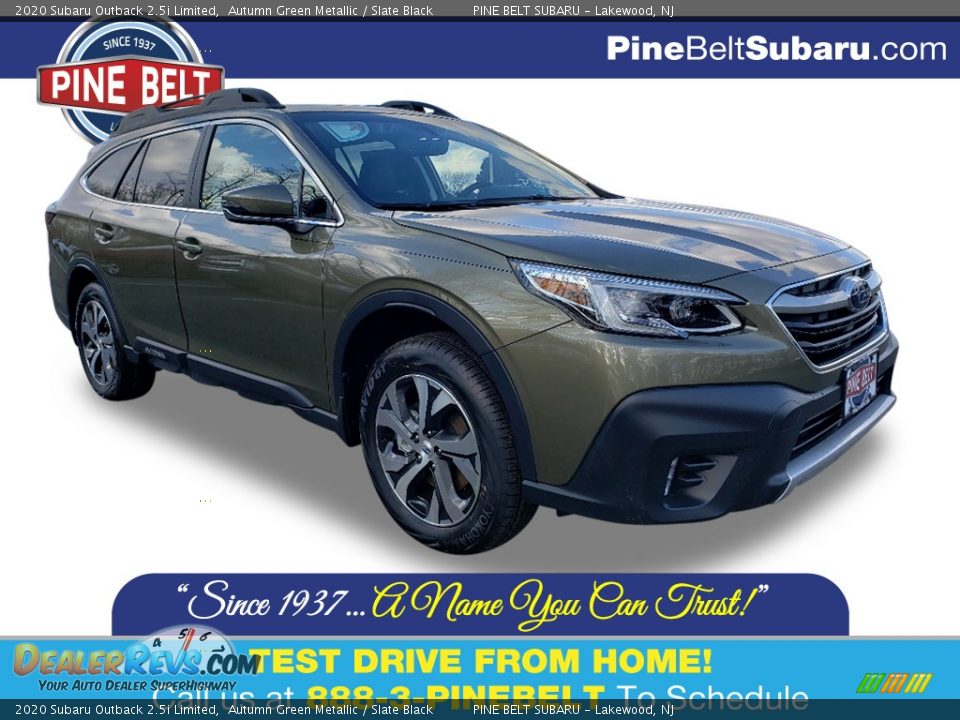 2020 Subaru Outback 2.5i Limited Autumn Green Metallic / Slate Black Photo #1