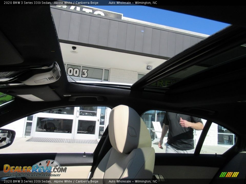2020 BMW 3 Series 330i Sedan Alpine White / Canberra Beige Photo #14