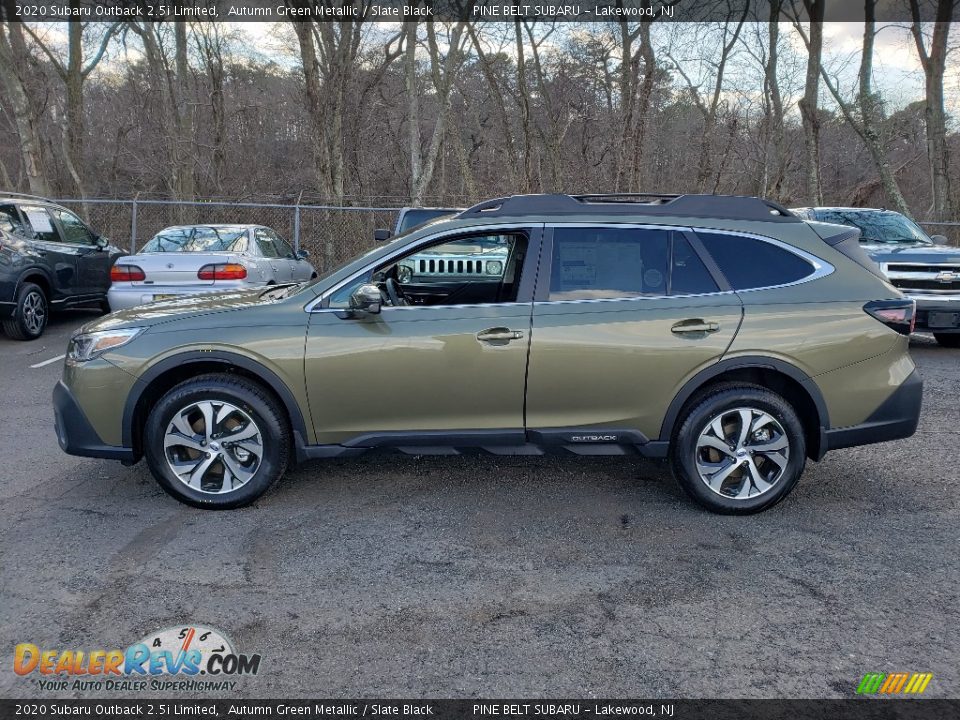 2020 Subaru Outback 2.5i Limited Autumn Green Metallic / Slate Black Photo #3