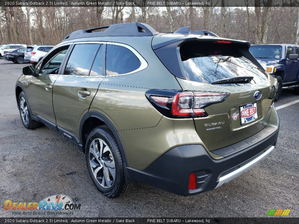 2020 Subaru Outback 2.5i Limited Autumn Green Metallic / Slate Black Photo #4