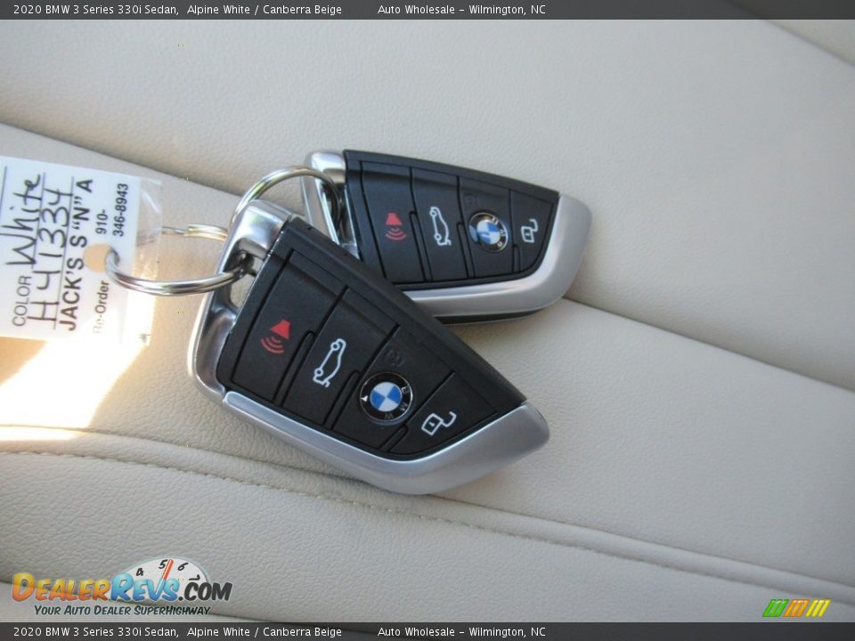 2020 BMW 3 Series 330i Sedan Alpine White / Canberra Beige Photo #20