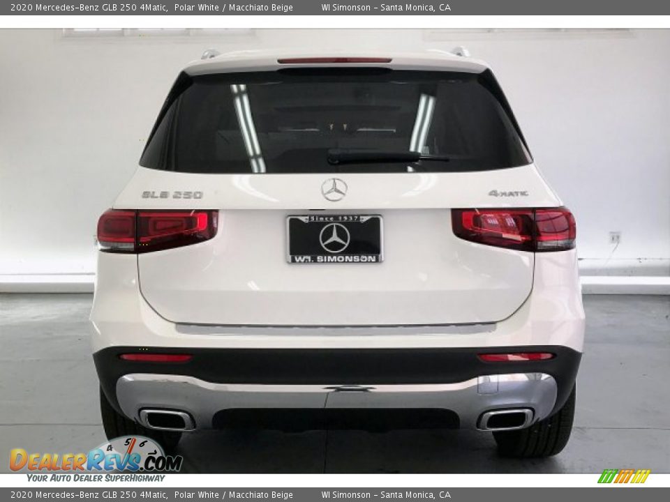2020 Mercedes-Benz GLB 250 4Matic Polar White / Macchiato Beige Photo #3