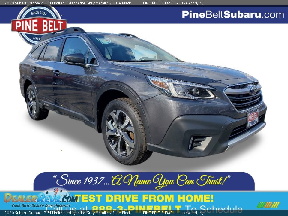 2020 Subaru Outback 2.5i Limited Magnetite Gray Metallic / Slate Black Photo #1