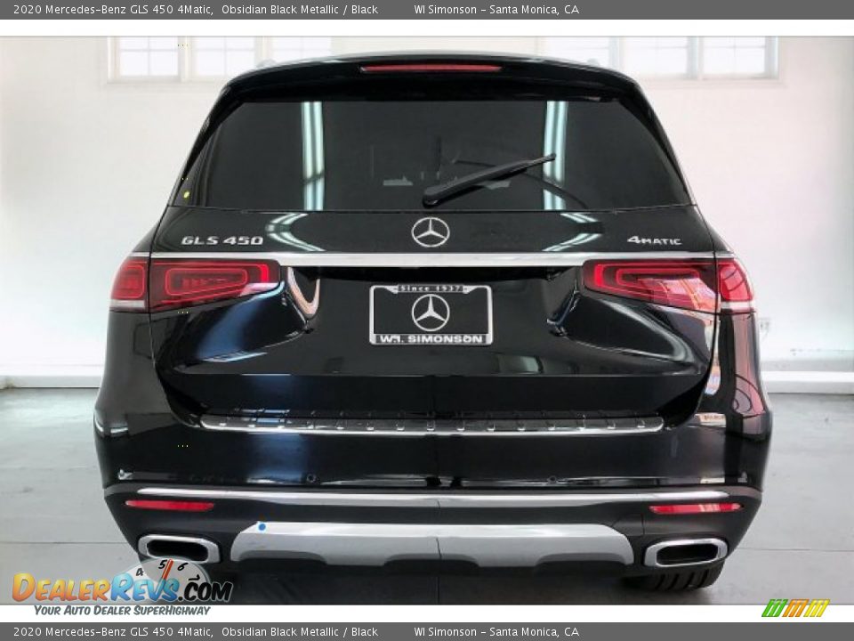 2020 Mercedes-Benz GLS 450 4Matic Obsidian Black Metallic / Black Photo #3