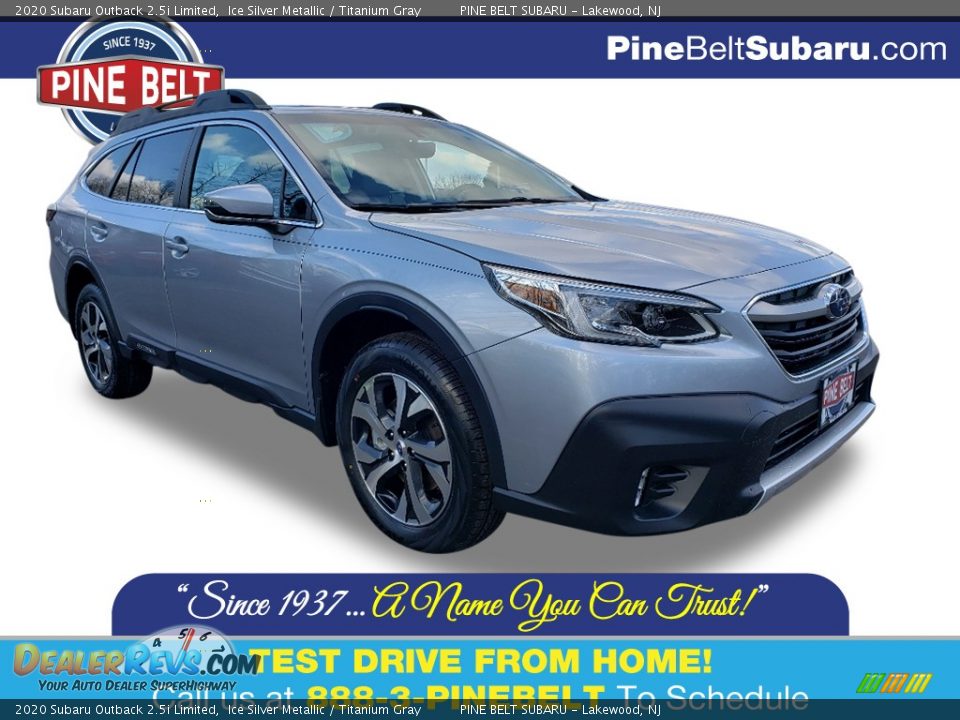2020 Subaru Outback 2.5i Limited Ice Silver Metallic / Titanium Gray Photo #1