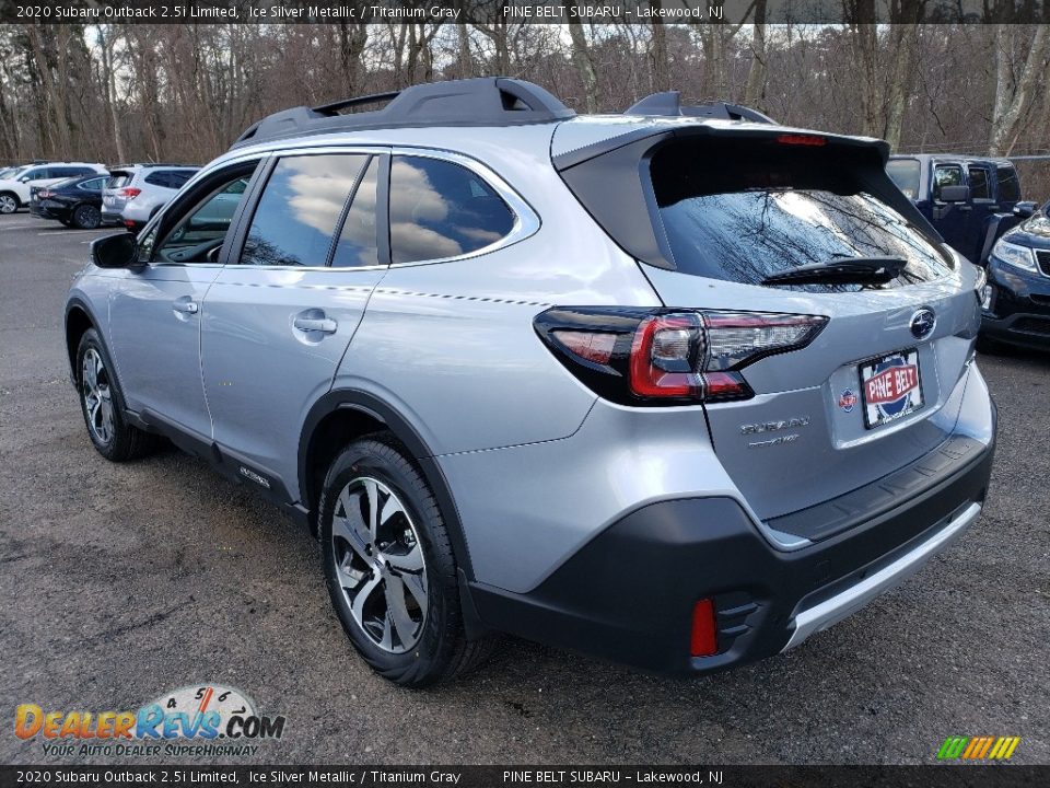 2020 Subaru Outback 2.5i Limited Ice Silver Metallic / Titanium Gray Photo #4