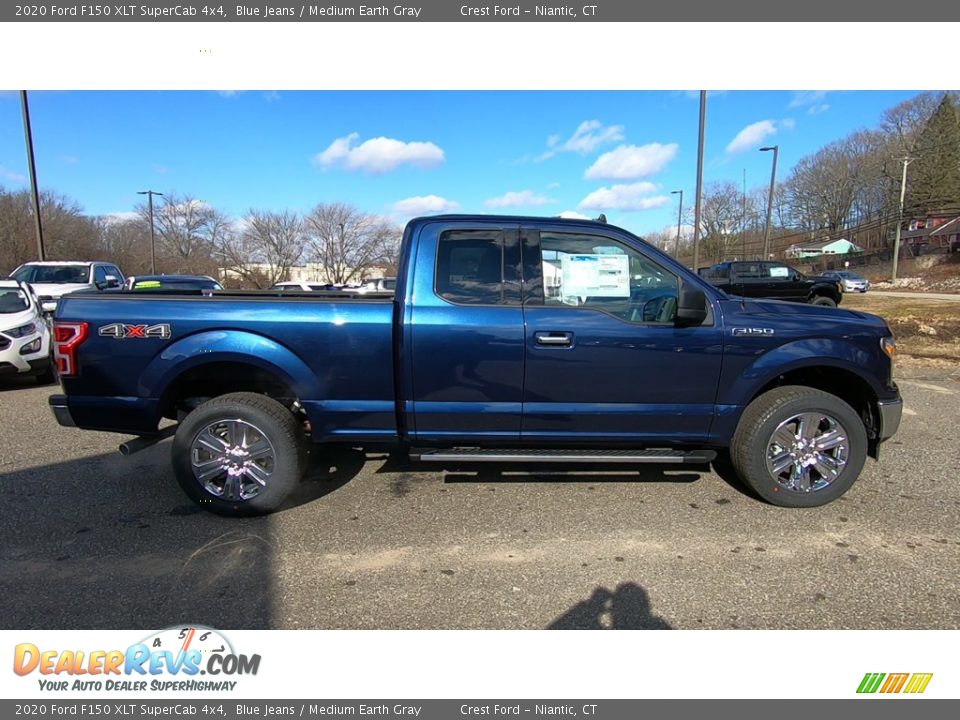 Blue Jeans 2020 Ford F150 XLT SuperCab 4x4 Photo #8
