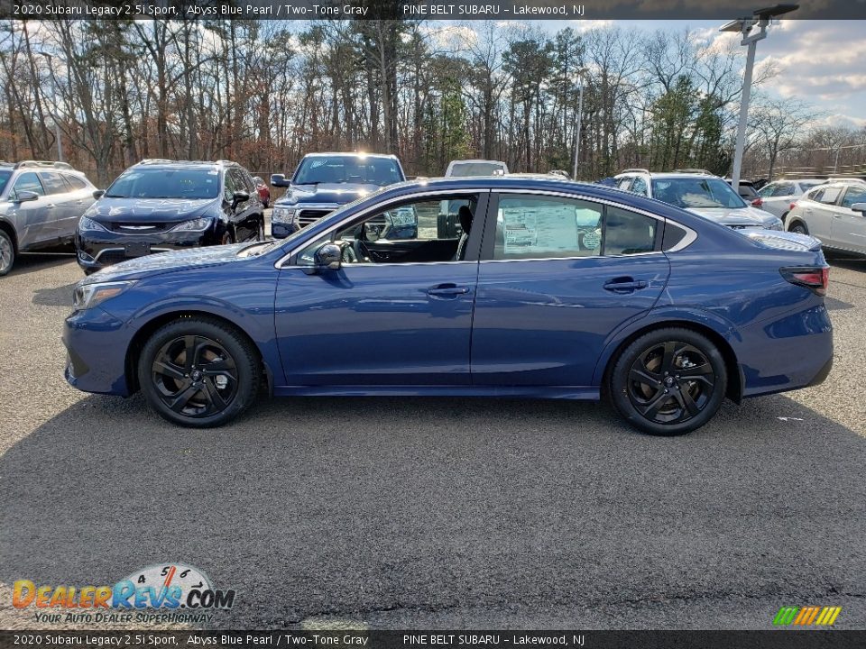2020 Subaru Legacy 2.5i Sport Abyss Blue Pearl / Two-Tone Gray Photo #3