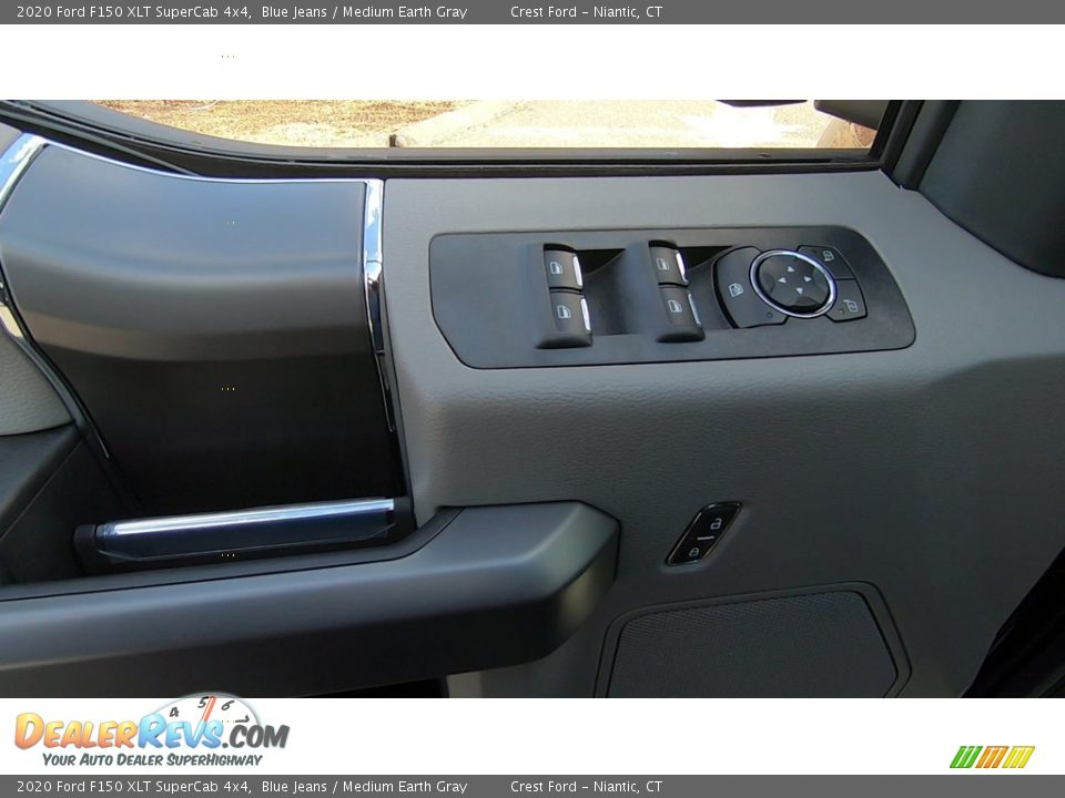 2020 Ford F150 XLT SuperCab 4x4 Blue Jeans / Medium Earth Gray Photo #12