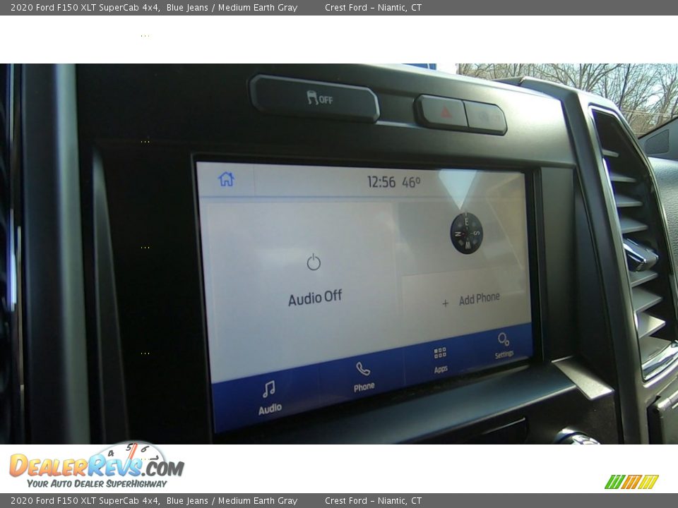 2020 Ford F150 XLT SuperCab 4x4 Blue Jeans / Medium Earth Gray Photo #14