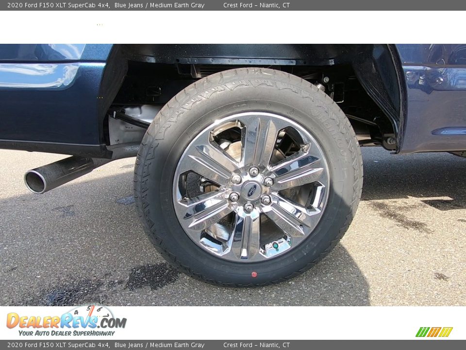 2020 Ford F150 XLT SuperCab 4x4 Blue Jeans / Medium Earth Gray Photo #21