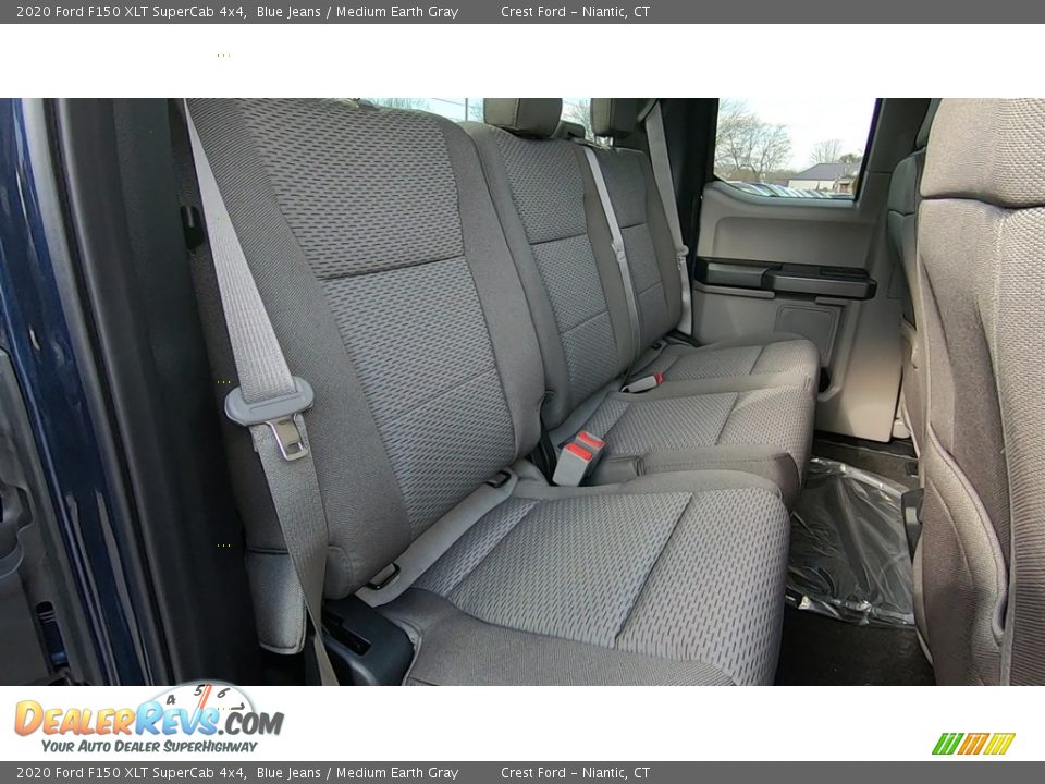 Rear Seat of 2020 Ford F150 XLT SuperCab 4x4 Photo #22