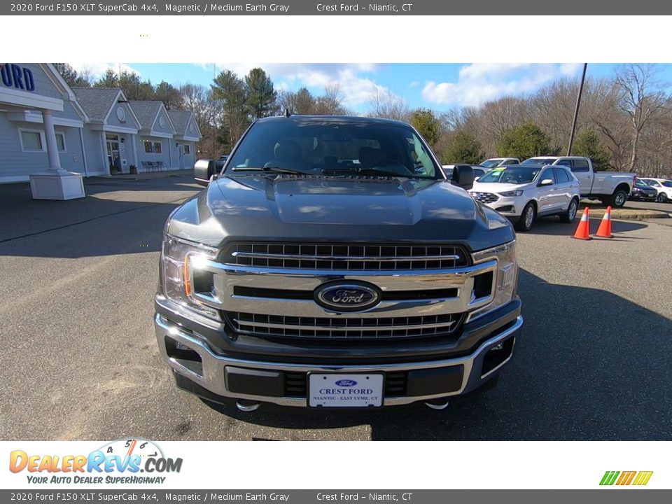 2020 Ford F150 XLT SuperCab 4x4 Magnetic / Medium Earth Gray Photo #2