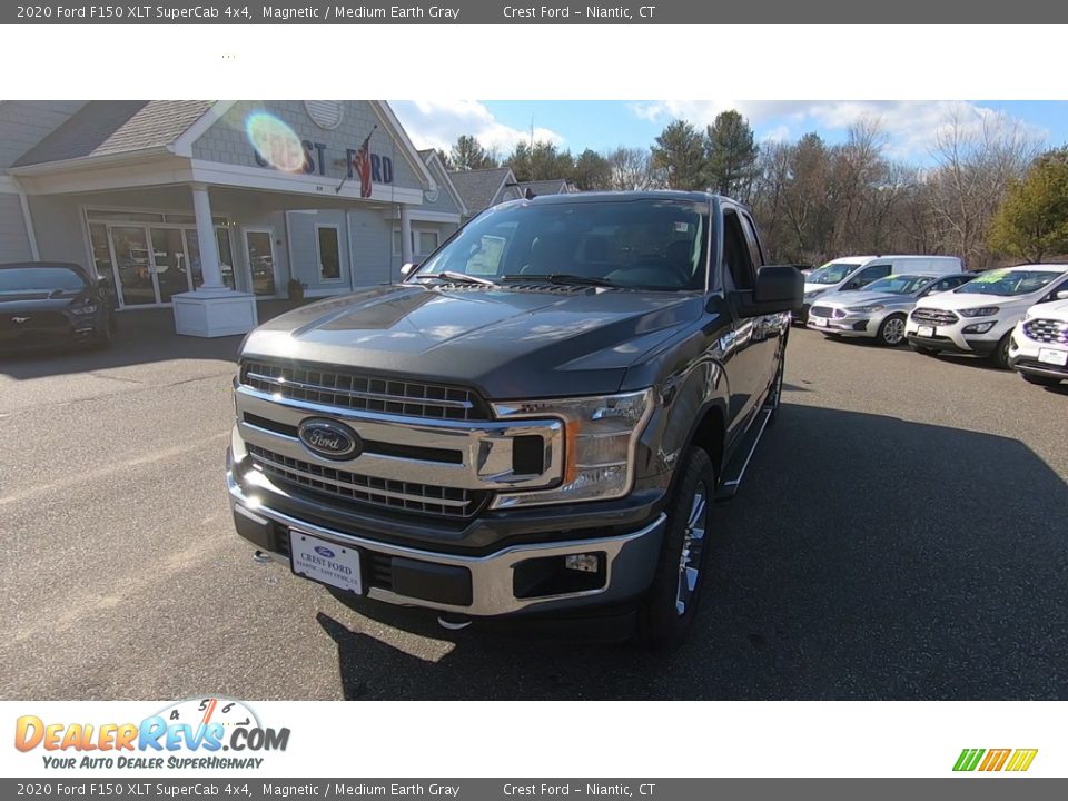 2020 Ford F150 XLT SuperCab 4x4 Magnetic / Medium Earth Gray Photo #3
