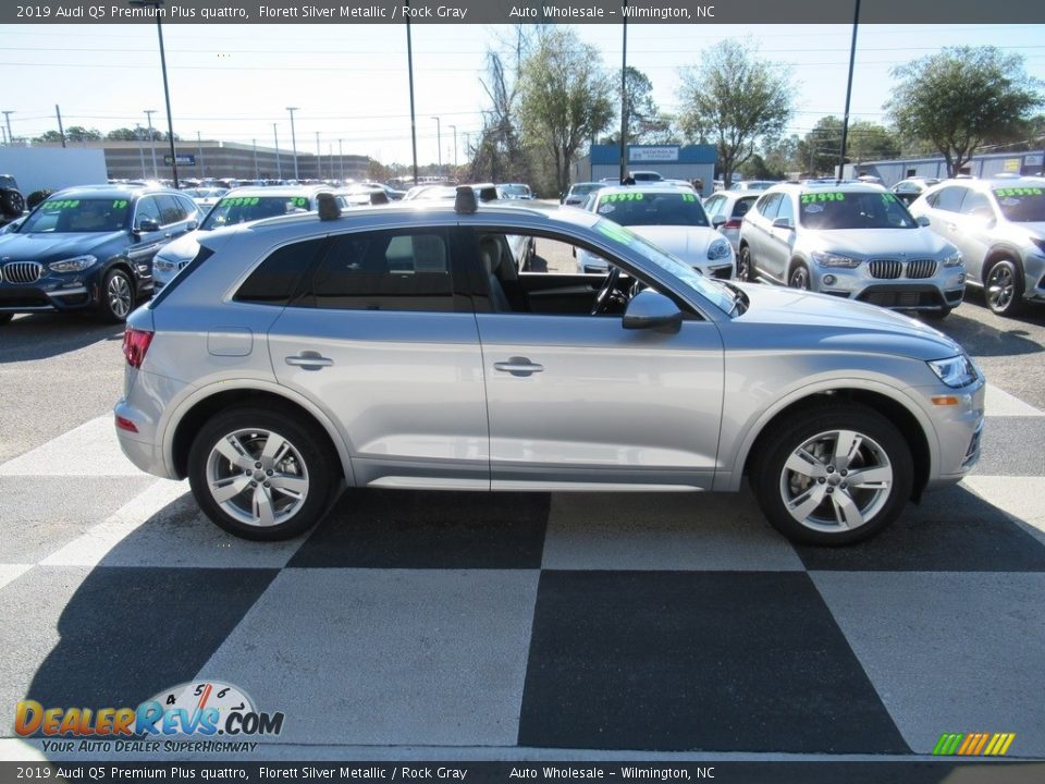 2019 Audi Q5 Premium Plus quattro Florett Silver Metallic / Rock Gray Photo #3