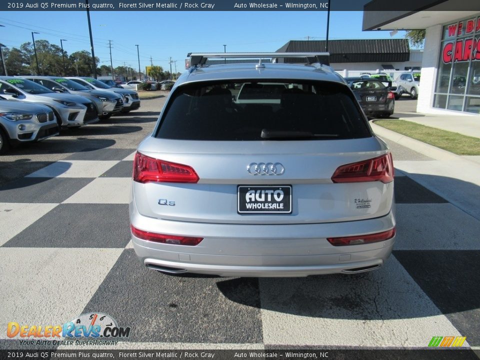 2019 Audi Q5 Premium Plus quattro Florett Silver Metallic / Rock Gray Photo #4
