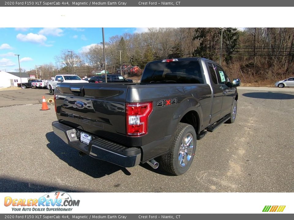 2020 Ford F150 XLT SuperCab 4x4 Magnetic / Medium Earth Gray Photo #7