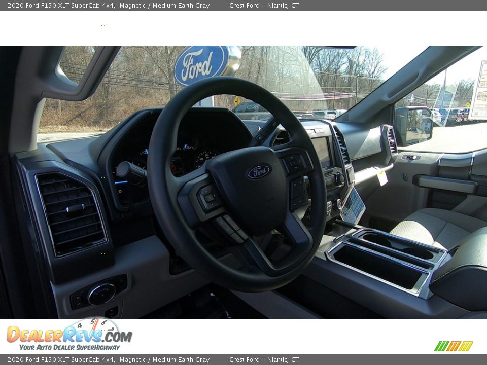 2020 Ford F150 XLT SuperCab 4x4 Magnetic / Medium Earth Gray Photo #10