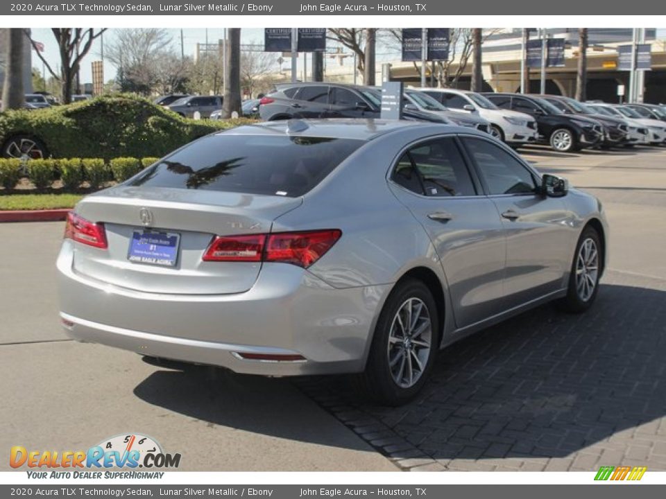 2020 Acura TLX Technology Sedan Lunar Silver Metallic / Ebony Photo #8
