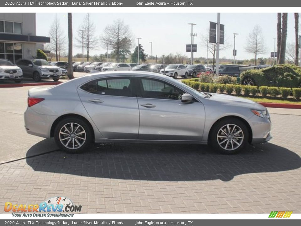 2020 Acura TLX Technology Sedan Lunar Silver Metallic / Ebony Photo #9
