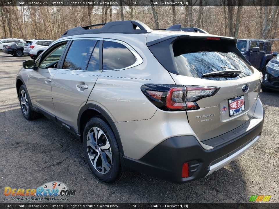 2020 Subaru Outback 2.5i Limited Tungsten Metallic / Warm Ivory Photo #4