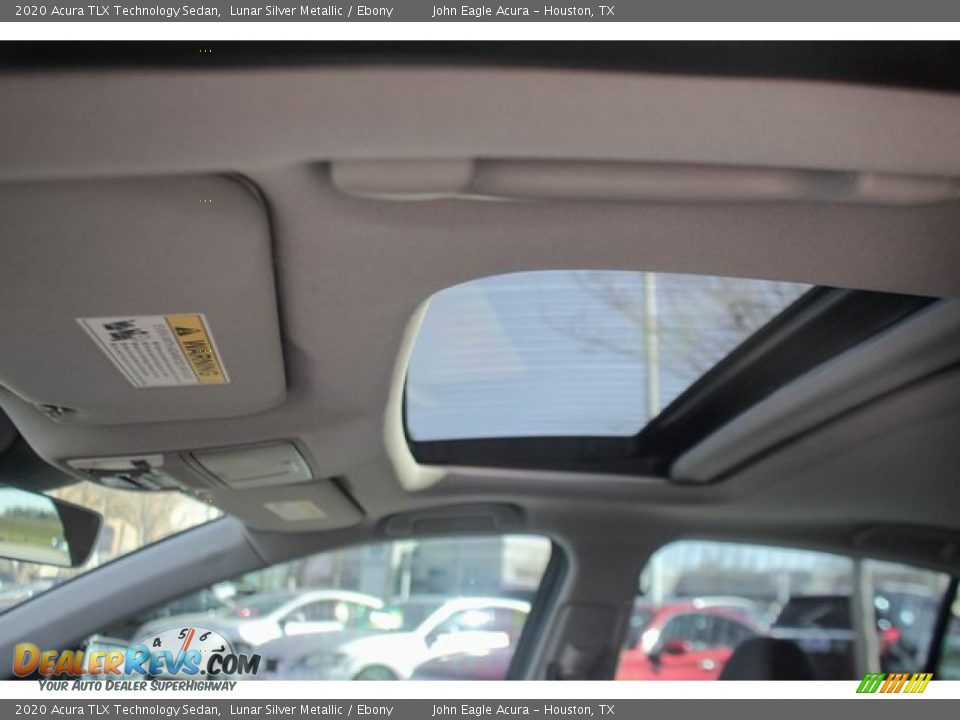 2020 Acura TLX Technology Sedan Lunar Silver Metallic / Ebony Photo #18