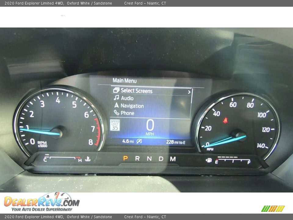 2020 Ford Explorer Limited 4WD Oxford White / Sandstone Photo #13