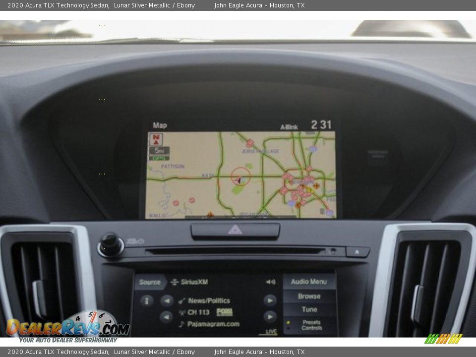 2020 Acura TLX Technology Sedan Lunar Silver Metallic / Ebony Photo #30