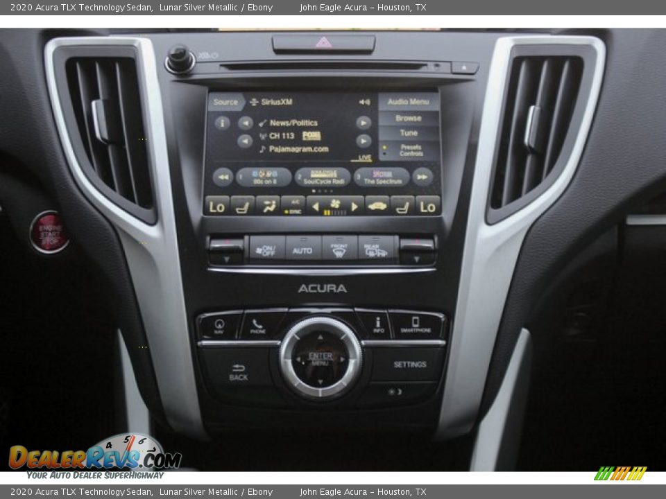 2020 Acura TLX Technology Sedan Lunar Silver Metallic / Ebony Photo #31