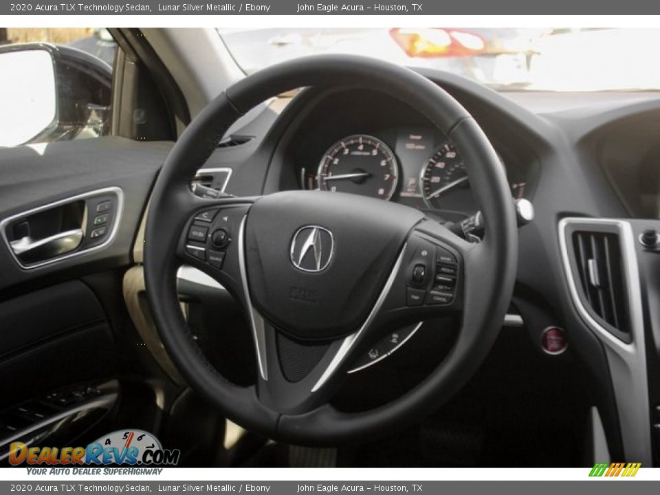 2020 Acura TLX Technology Sedan Lunar Silver Metallic / Ebony Photo #33