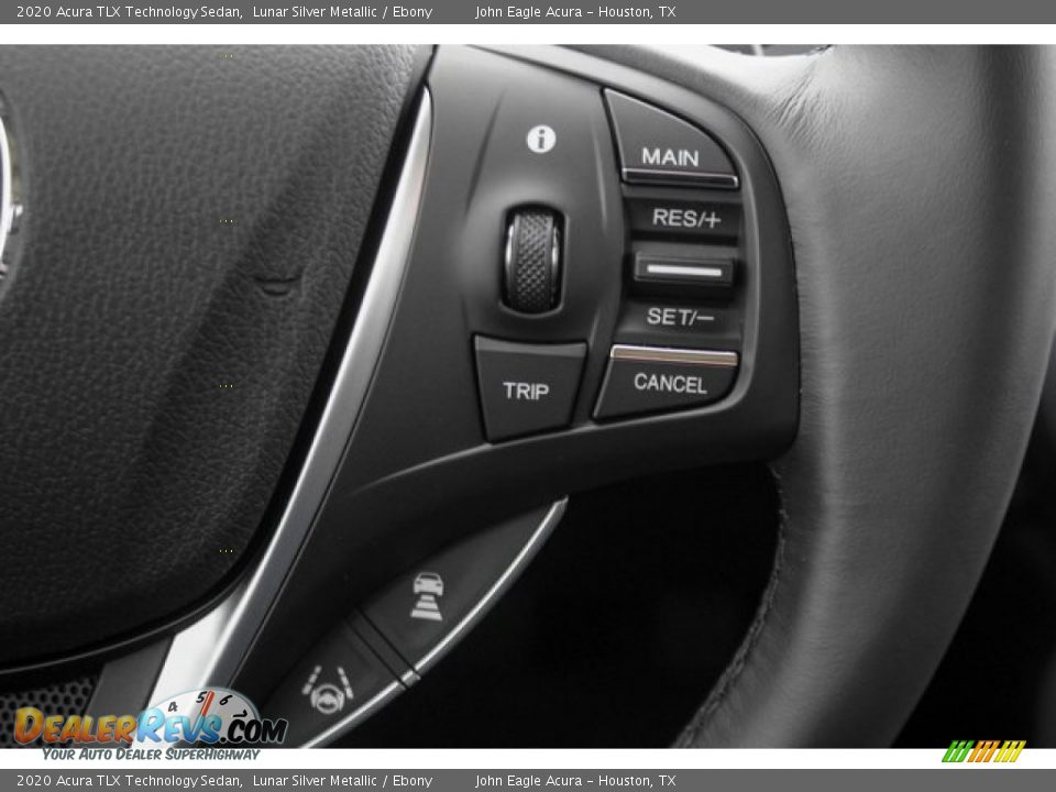 2020 Acura TLX Technology Sedan Lunar Silver Metallic / Ebony Photo #36
