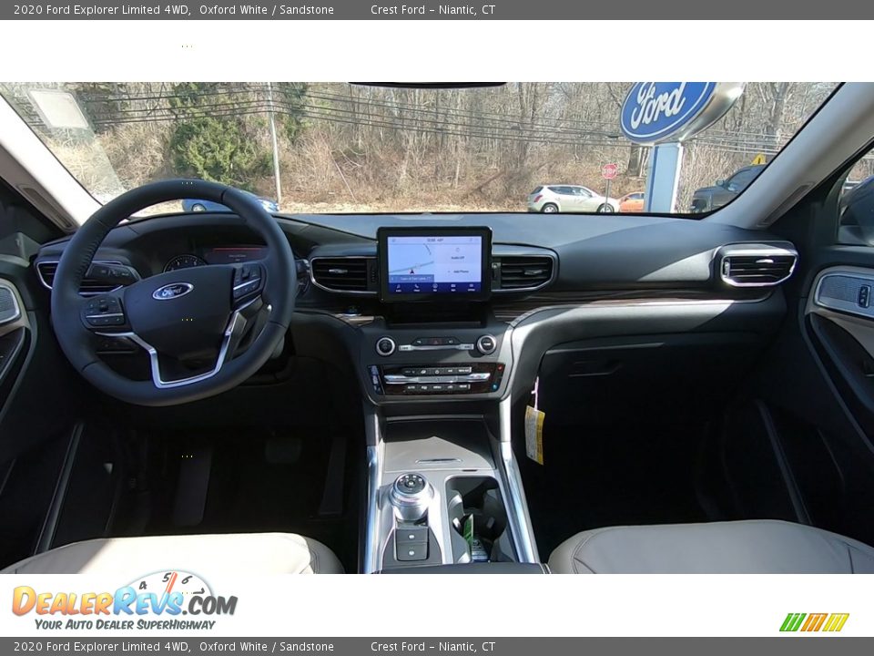 2020 Ford Explorer Limited 4WD Oxford White / Sandstone Photo #19