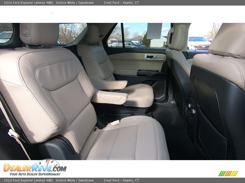 2020 Ford Explorer Limited 4WD Oxford White / Sandstone Photo #23