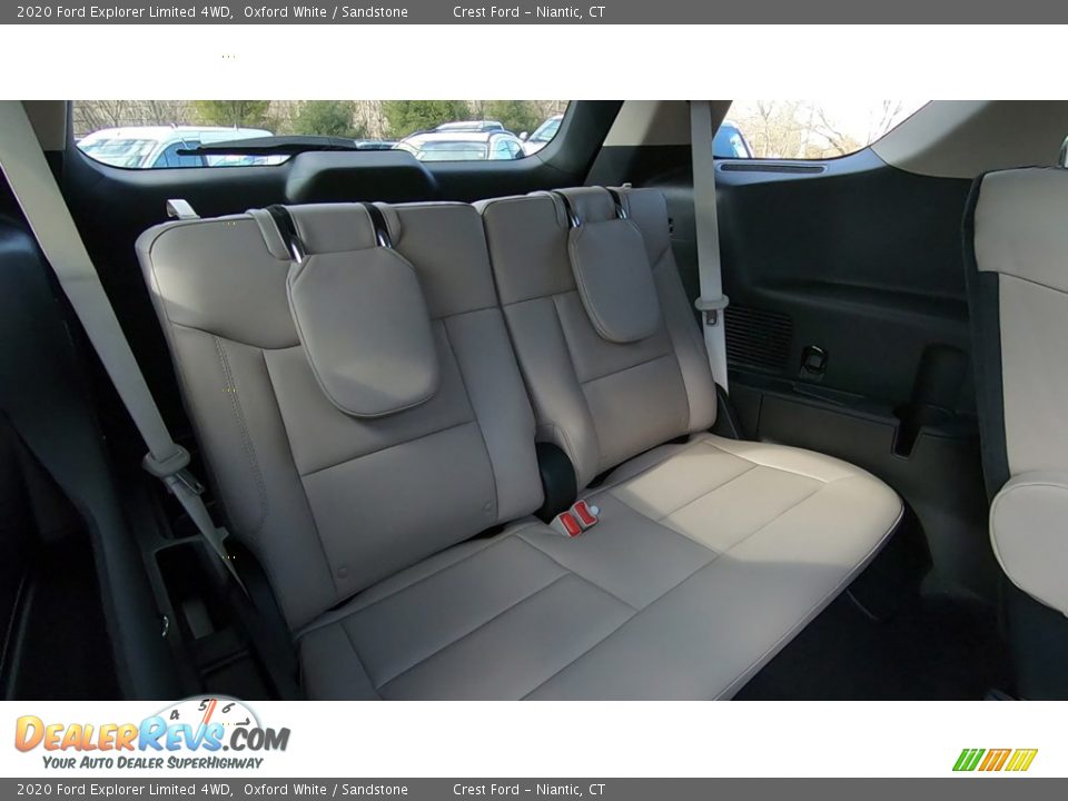 2020 Ford Explorer Limited 4WD Oxford White / Sandstone Photo #24