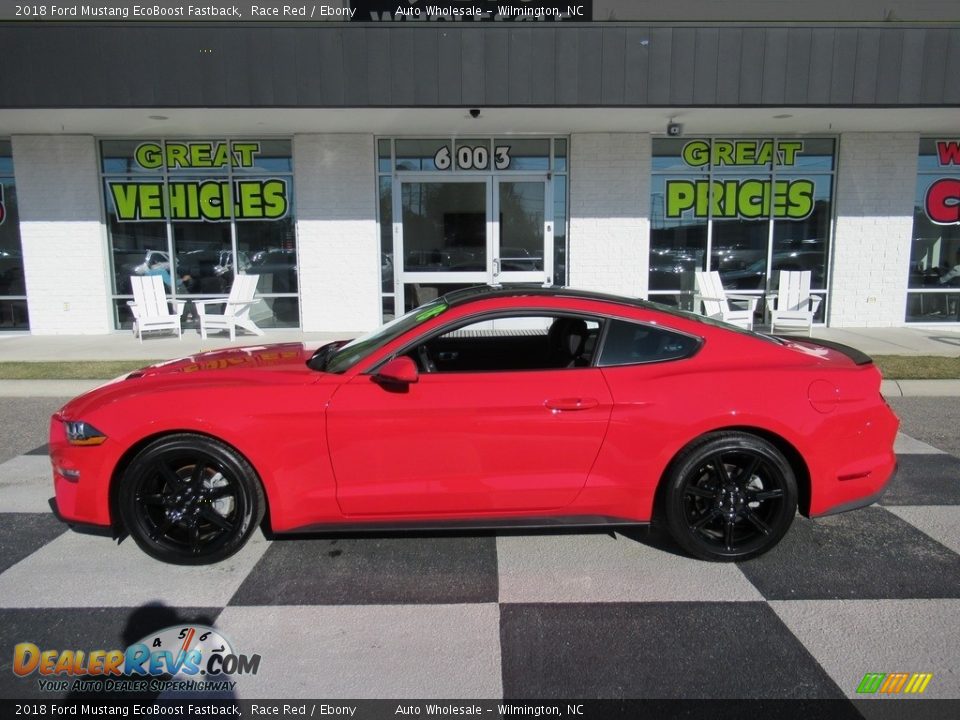 2018 Ford Mustang EcoBoost Fastback Race Red / Ebony Photo #1