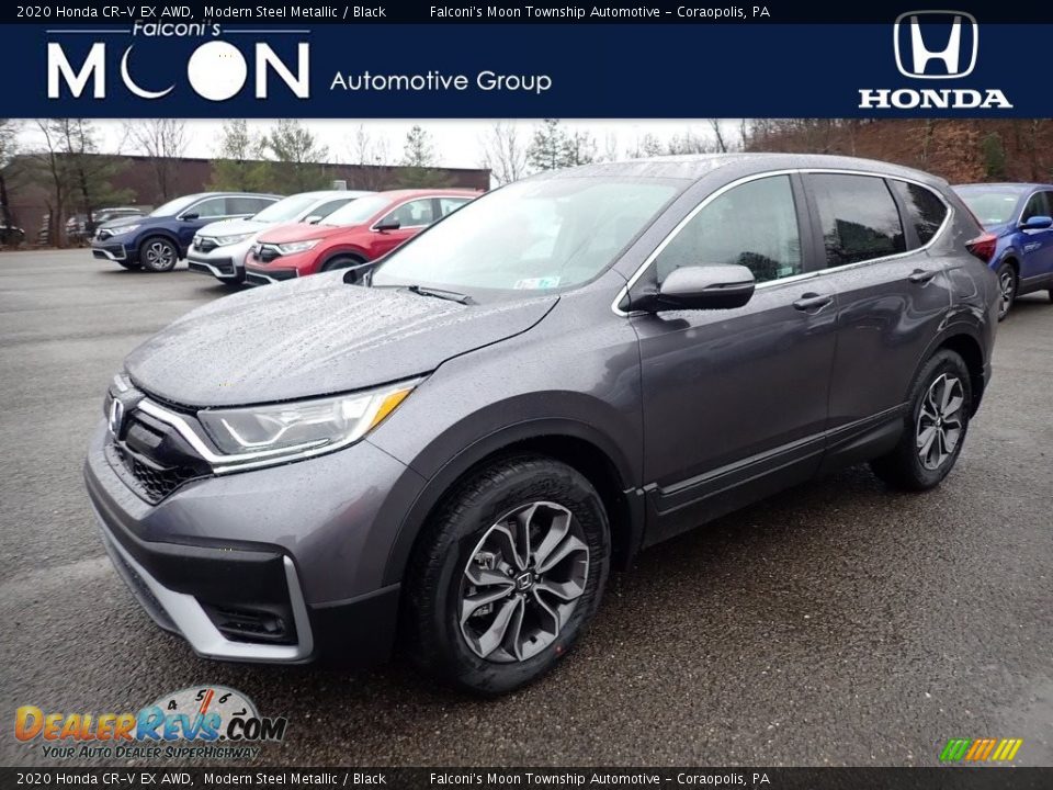 2020 Honda CR-V EX AWD Modern Steel Metallic / Black Photo #1