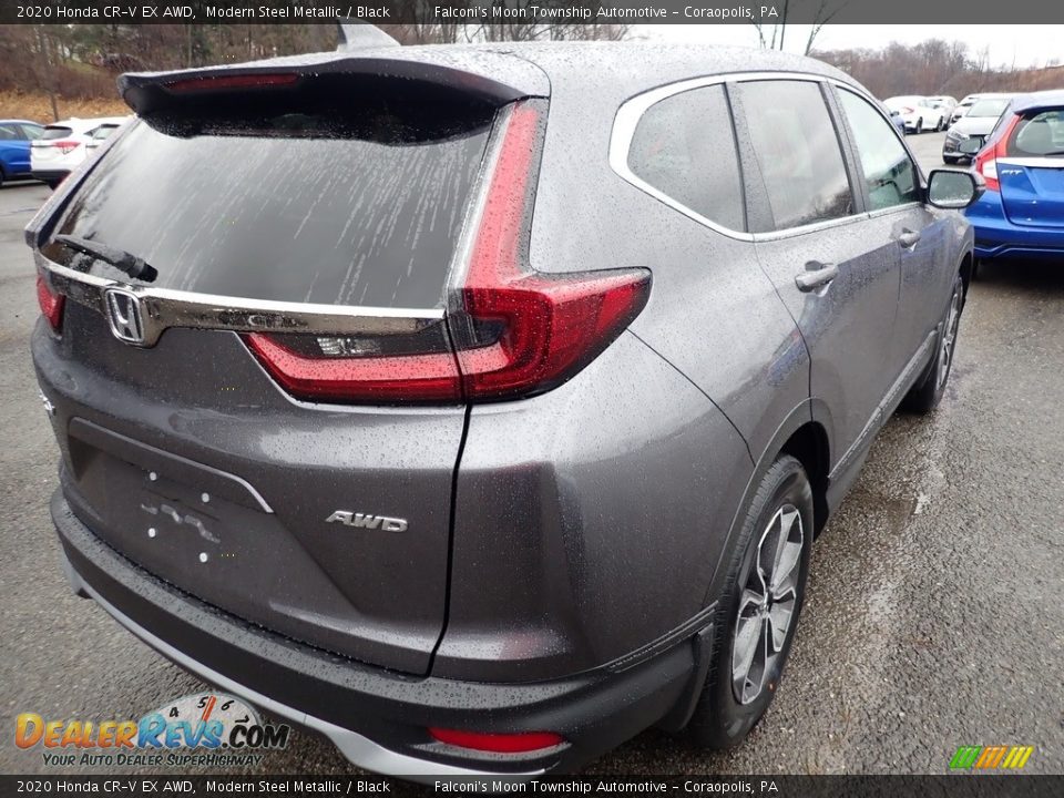 2020 Honda CR-V EX AWD Modern Steel Metallic / Black Photo #4