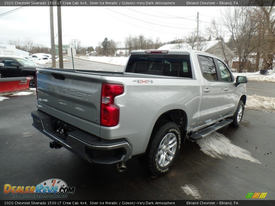 2020 Chevrolet Silverado 1500 LT Crew Cab 4x4 Silver Ice Metallic / Gideon/­Very Dark Atmosphere Photo #5