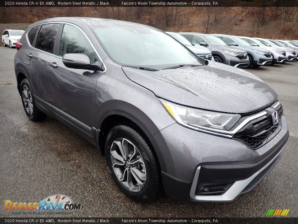 2020 Honda CR-V EX AWD Modern Steel Metallic / Black Photo #5