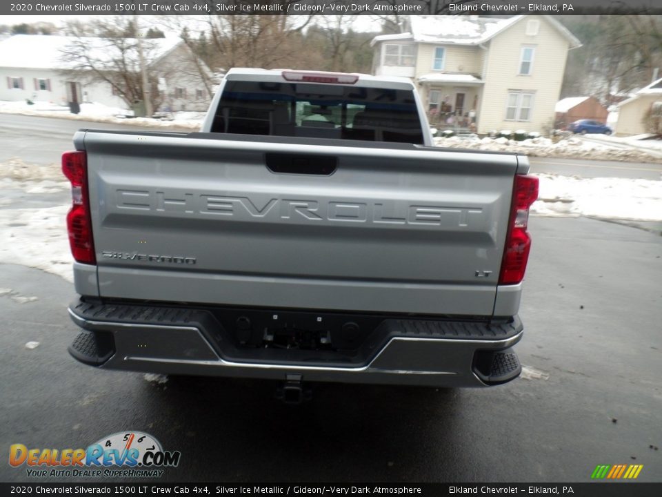 2020 Chevrolet Silverado 1500 LT Crew Cab 4x4 Silver Ice Metallic / Gideon/­Very Dark Atmosphere Photo #6