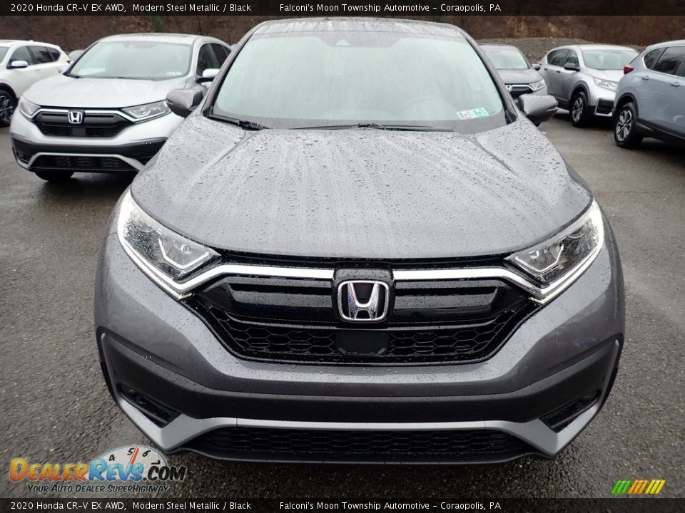2020 Honda CR-V EX AWD Modern Steel Metallic / Black Photo #6