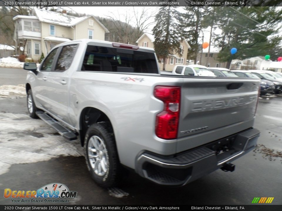 2020 Chevrolet Silverado 1500 LT Crew Cab 4x4 Silver Ice Metallic / Gideon/­Very Dark Atmosphere Photo #7