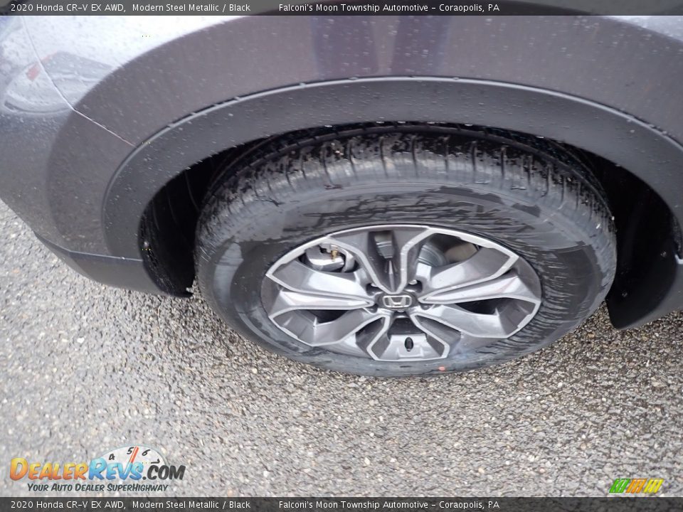 2020 Honda CR-V EX AWD Modern Steel Metallic / Black Photo #7