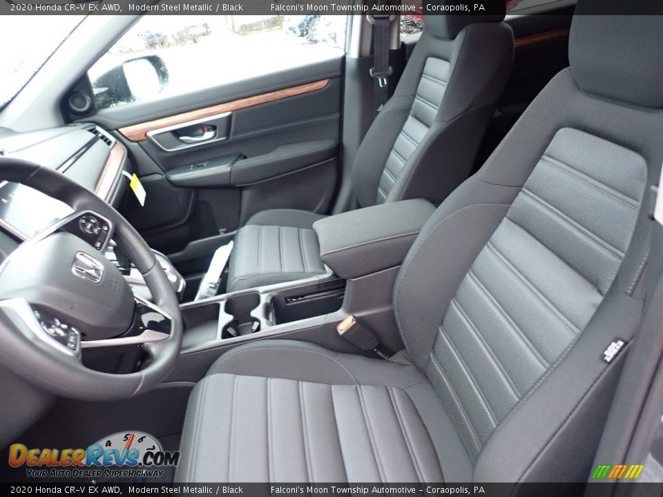 2020 Honda CR-V EX AWD Modern Steel Metallic / Black Photo #8