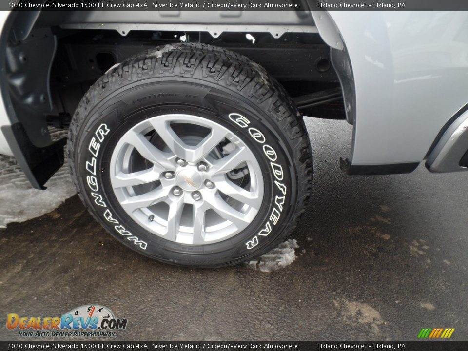 2020 Chevrolet Silverado 1500 LT Crew Cab 4x4 Silver Ice Metallic / Gideon/­Very Dark Atmosphere Photo #9