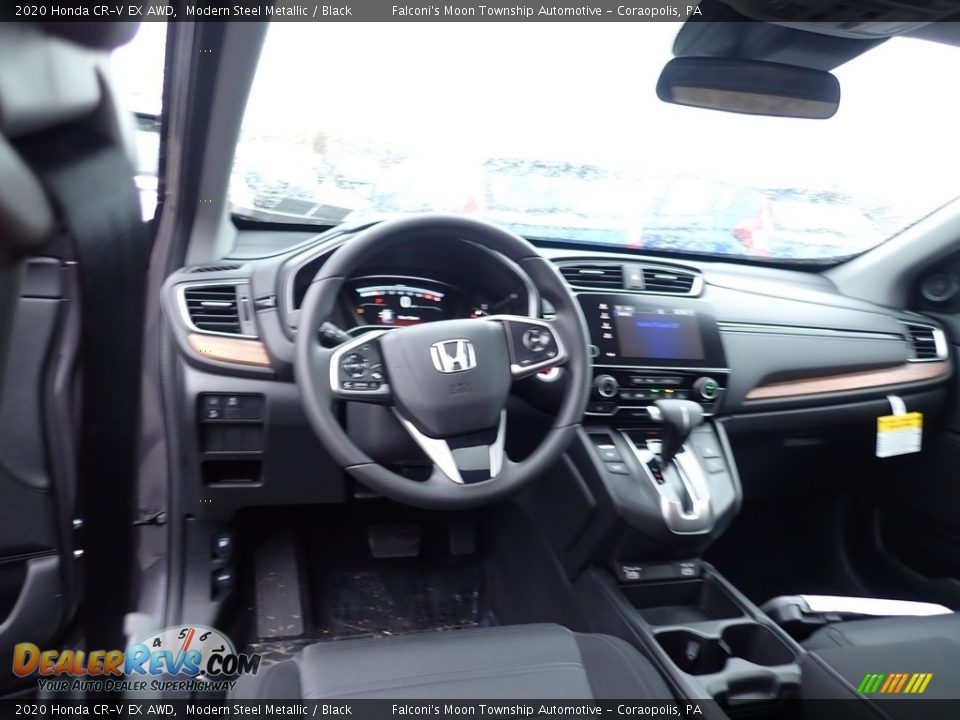 2020 Honda CR-V EX AWD Modern Steel Metallic / Black Photo #10