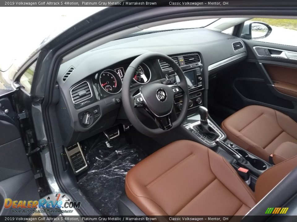 Marrakesh Brown Interior - 2019 Volkswagen Golf Alltrack S 4Motion Photo #5